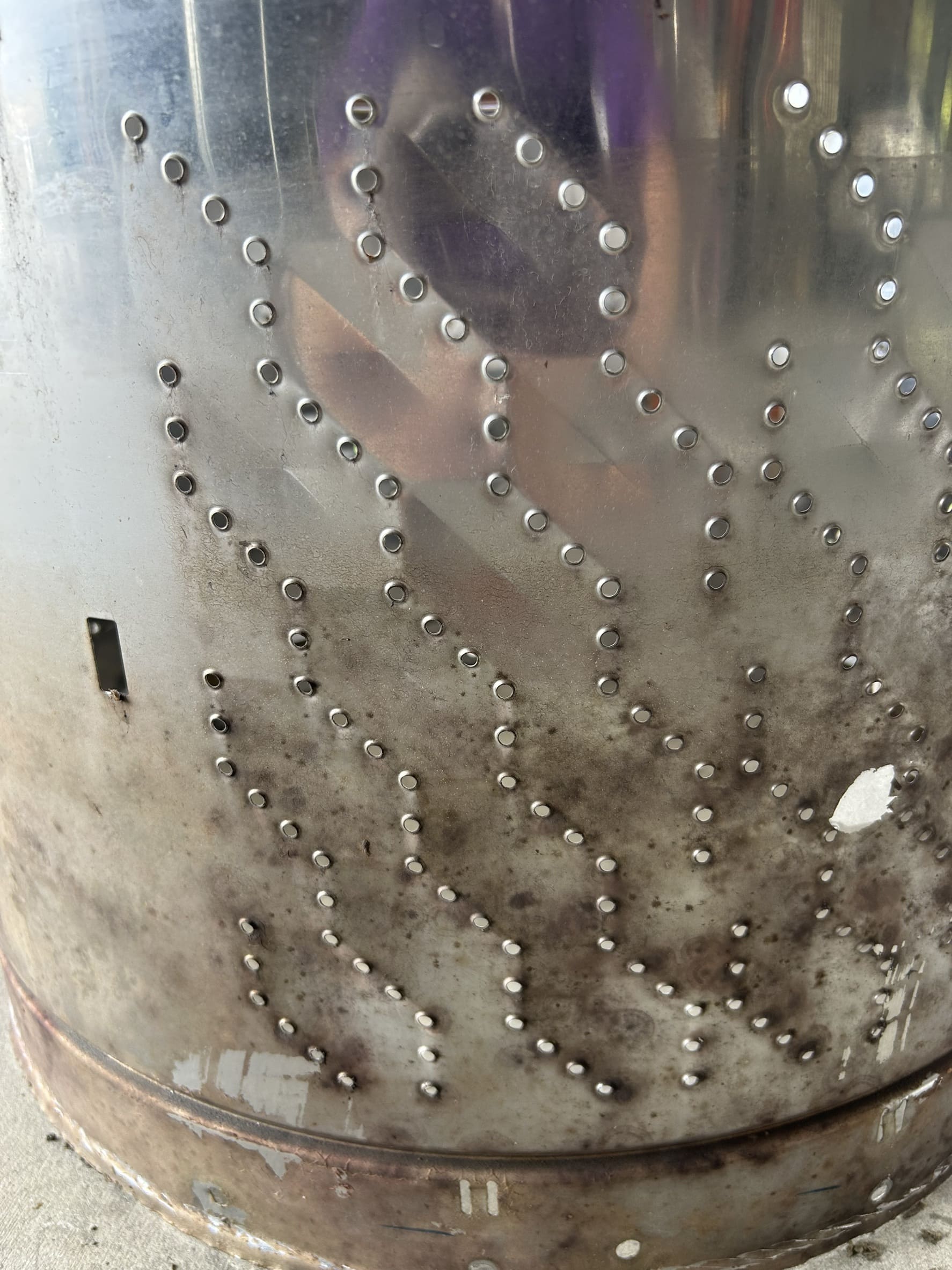 洗衣機內桶清洗前